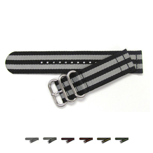 Two-Piece Ballistic Nylon Watch Strap - Main | Panatime.com