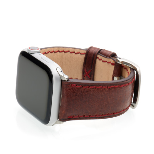 Auburn | Vintage Leather Watch Band for Apple Watch | Panatime.com