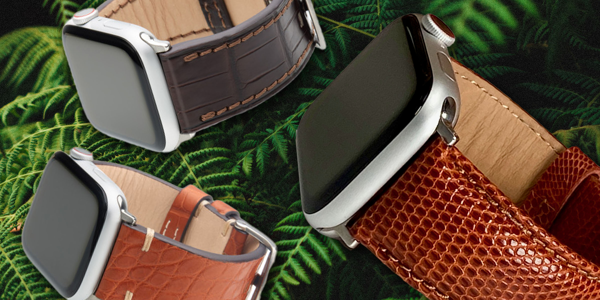 Alligator, crocodile and exotic bands for Apple Watch