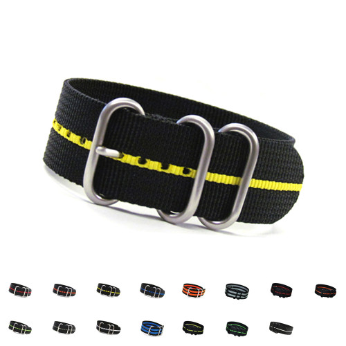 3-Ring Ballistic Nylon  Watch Straps | Panatime.com