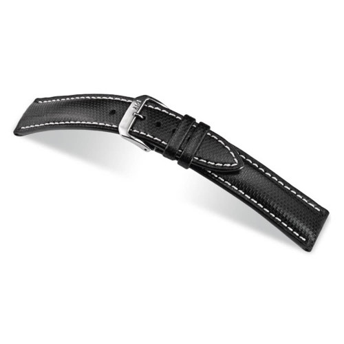 RIOS1931 Black Next, Synthetic Ballistic (Water Resistant) Watch Strap | Panatime.com