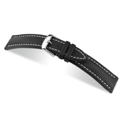 RIOS1931 Black Bass, Synthetic Nytech (Water Resistant) Watch Strap | Panatime.com