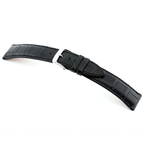 Black RIOS1931 Imperator, Genuine Alligator Watch Band | Panatime.com