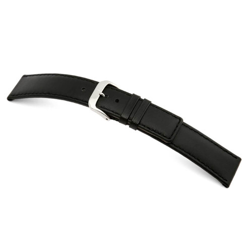 RIOS1931 Black Cashmere, Lamb Leather Watch Strap | Panatime.com