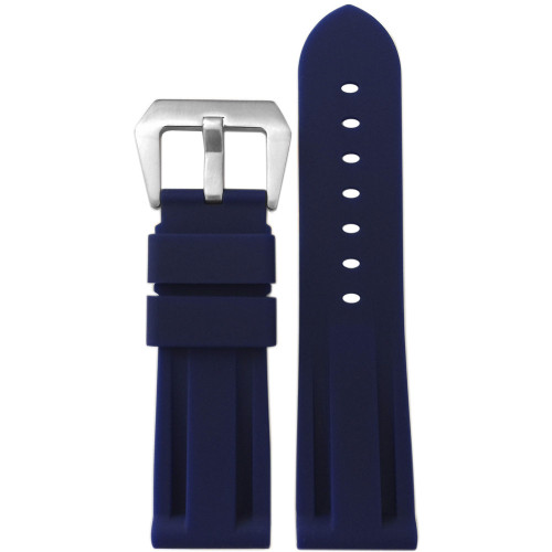 Waterproof Rubber Diver Watch Strap For Panerai | Blue | Panatime.com