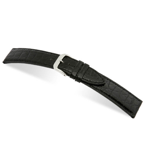 Black RIOS1931 Brilliant | Genuine Alligator Watch Band | RIOS1931.com