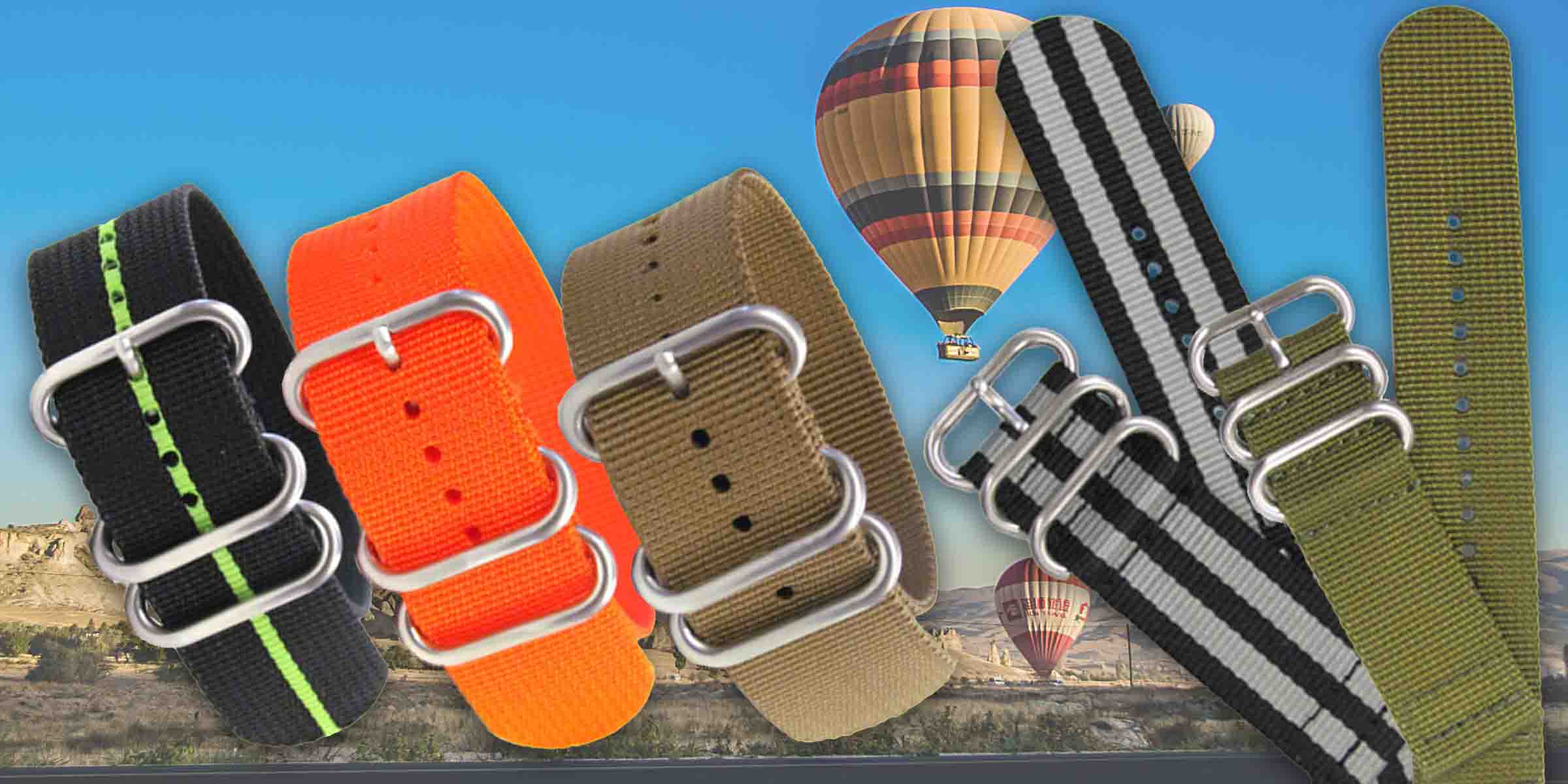 Panatime Deals | Nylon watch bands under $25