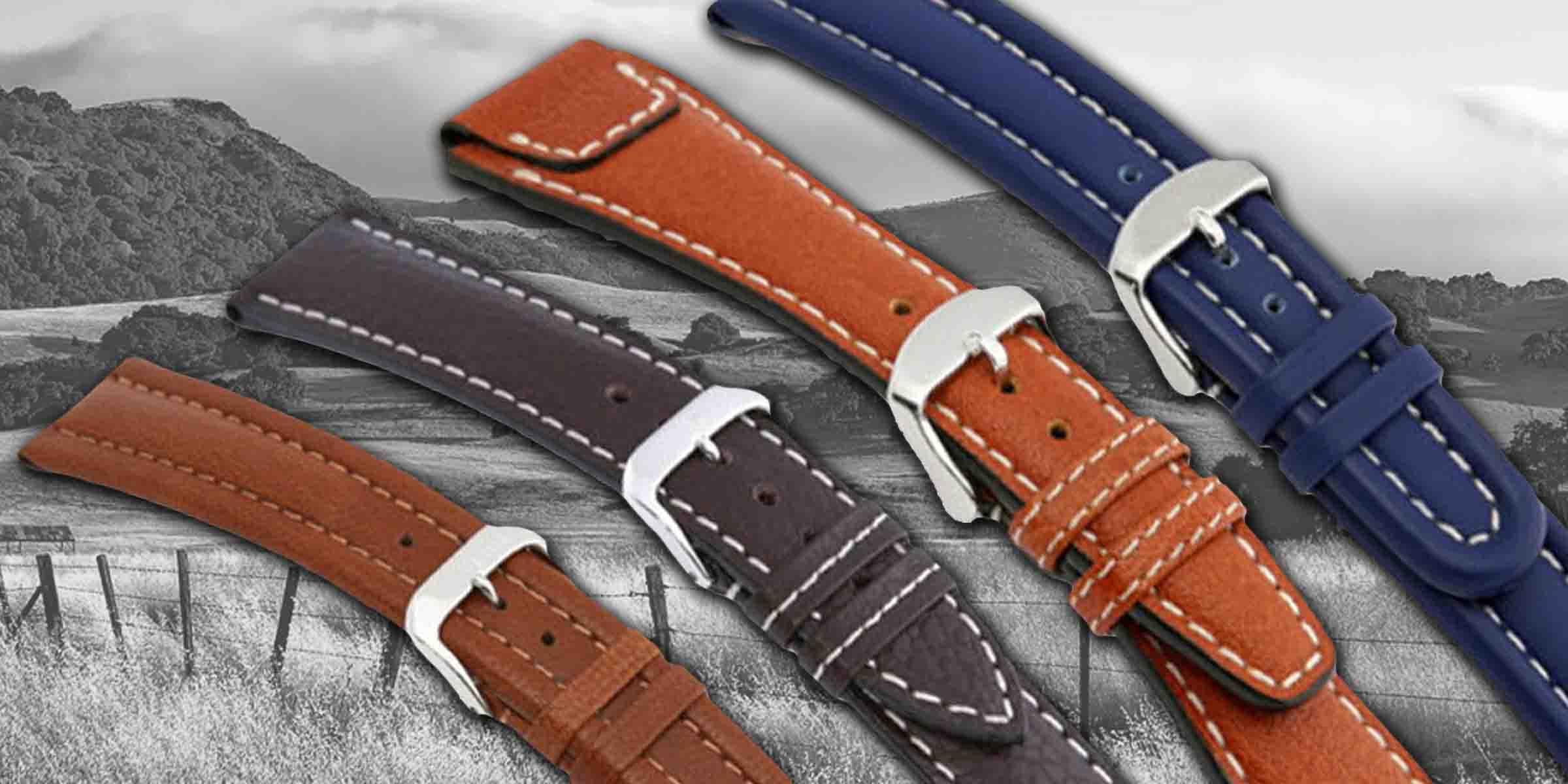 RIOS1931 Padded Leather Watch Bands