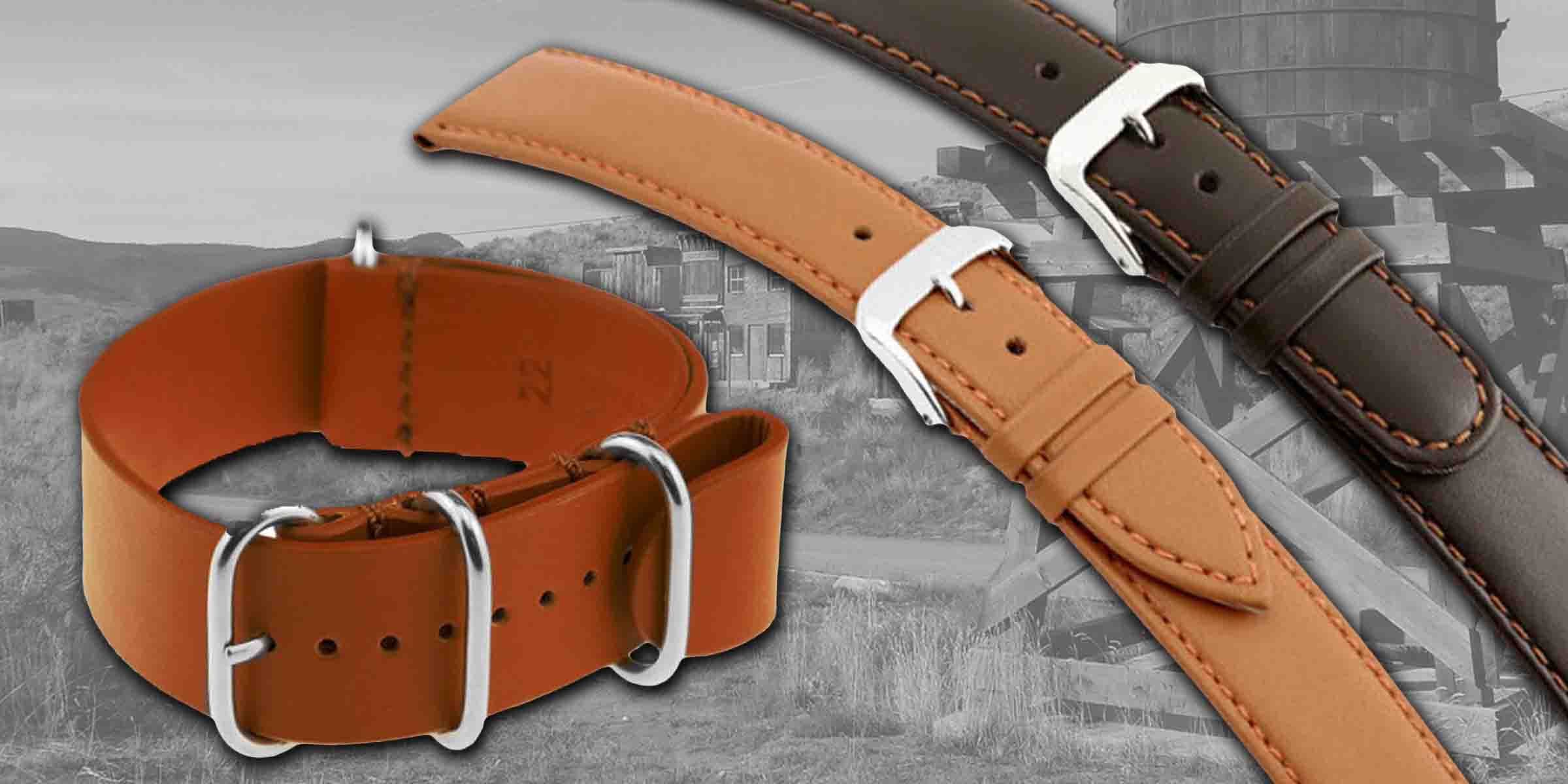 RIOS1931 Smooth Leather Watch Bands