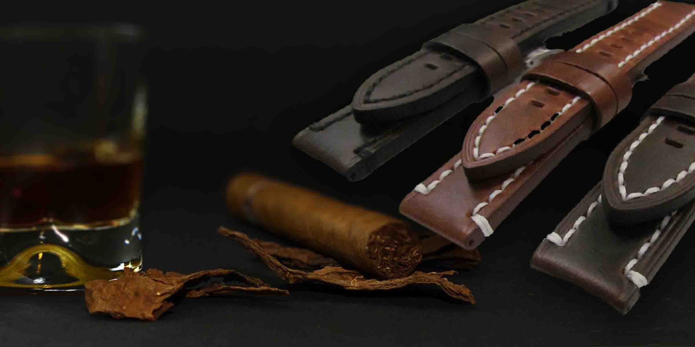 Panatime Vintage Tobacco Leather Watch Straps