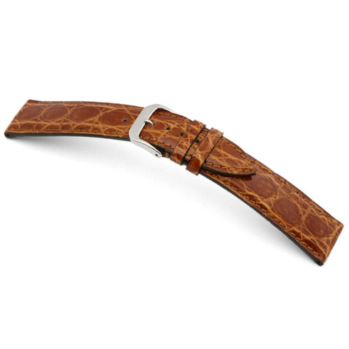 Honey RIOS1931 Lord Genuine Crocodile Watch Band | Panatime.com