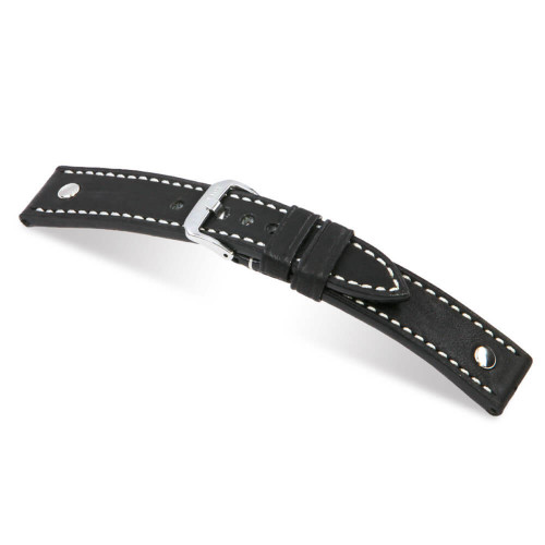 Black RIOS1931 London | Genuine Vintage Leather Watch Band | RIOS1931.com