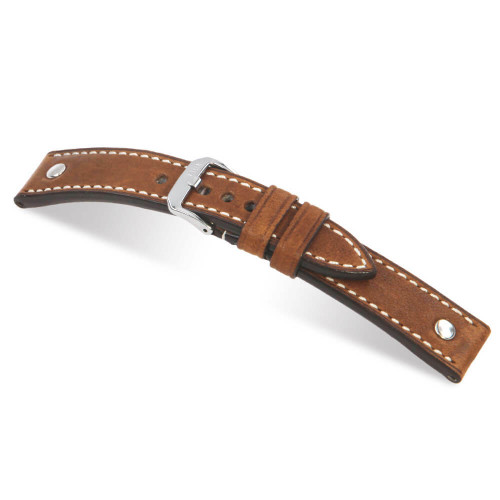 Cognac RIOS1931 London | Genuine Vintage Leather Watch Band | RIOS1931.com