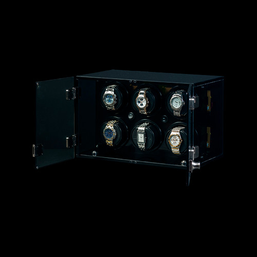 Orbita Milano 6 | Smoked Acrylic Watch Winder | Panatime.com