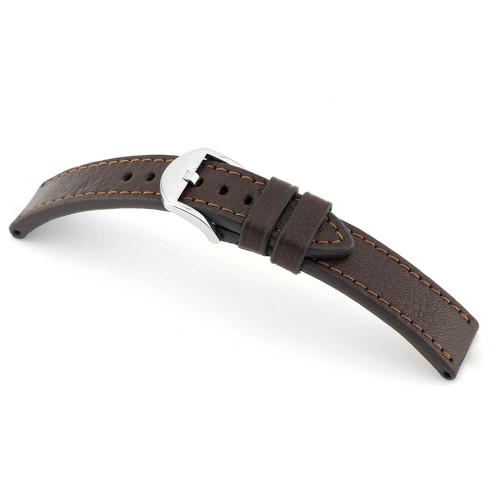 Mocha RIOS1931 Tegernsee, Organic Leather Watch Band | Panatime.com