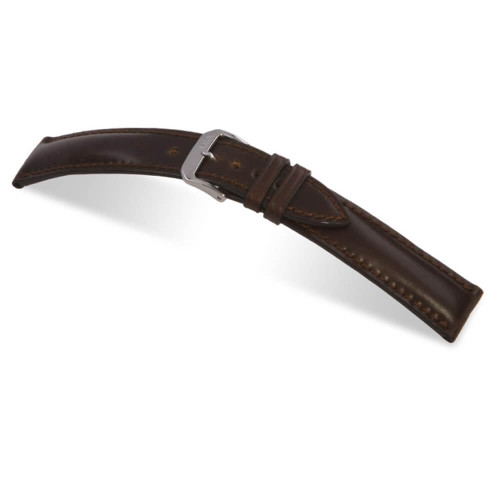 RIOS1931 Mocha Chicago, Genuine Shell Cordovan Leather Watch Strap | Panatime.com