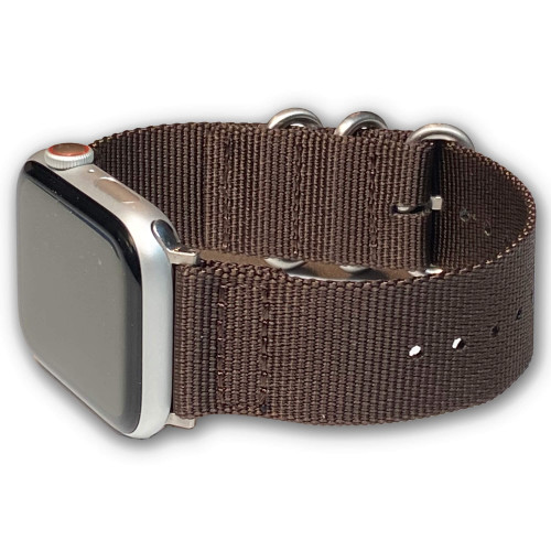 Brown Two Piece Nylon | For Apple Watches