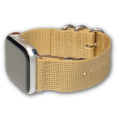 Tan Two Piece Nylon | For Apple Watches