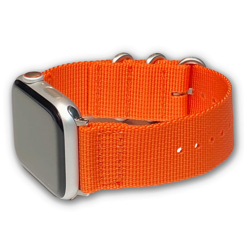 Orange Two Piece Nylon | For Apple Watches