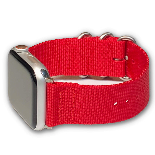 Red Two Piece Nylon | For Apple Watches