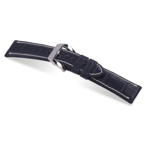 RIOS1931 Ocean Blue Modena Genuine Alligator Watch Strap For Panerai | Panatime.com