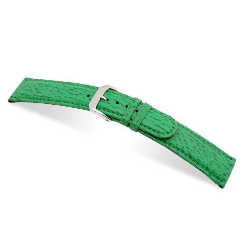 Apple Green RIOS1931 Ocean | Embossed Leather, Shark Print Watch Band | RIOS1931.com