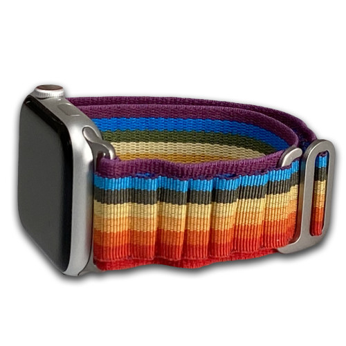 Apple Watch | Alpine Loop | Nylon | Rainbow | Panatime.com