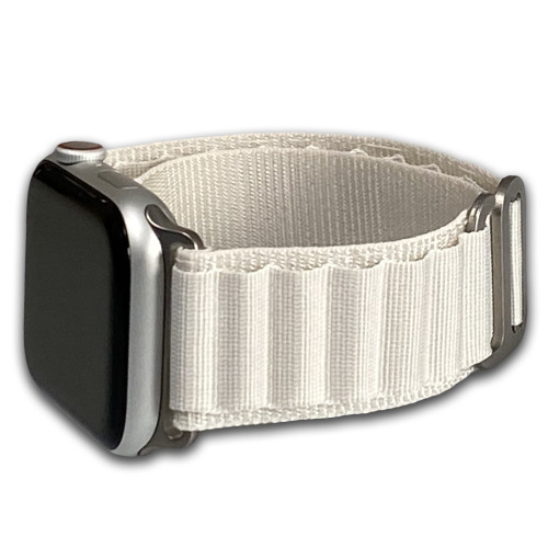 Apple Watch | Alpine Loop | Nylon | White | Panatime.com