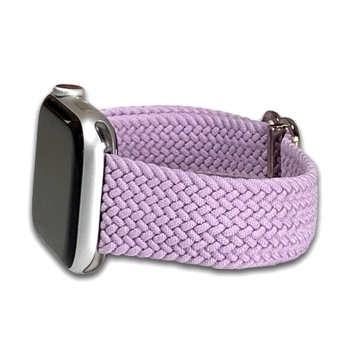 Apple Watch | Braided Weave | Elastic Nylon | Lilac | Panatime.com