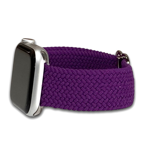 Apple Watch | Braided Weave | Elastic Nylon | Purple | Panatime.com