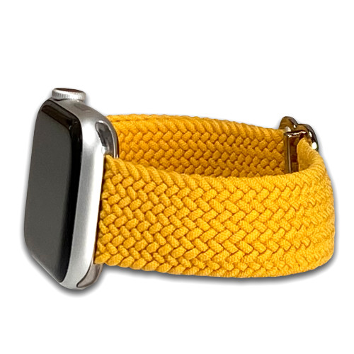 Apple Watch | Braided Weave | Elastic Nylon | Yellow | Panatime.com