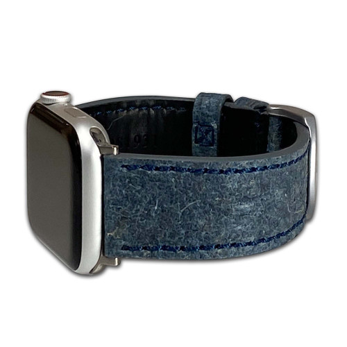 Apple Watch | Malai Vegan Coconut Leather | Blue | Panatime.com