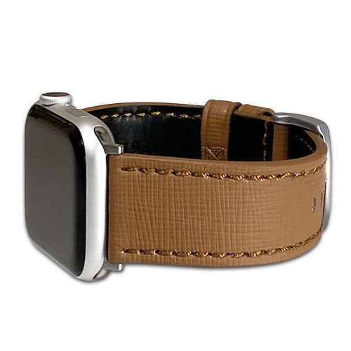 Apple Watch | Textured AppleSkin | Cognac | Mabel Industries | Panatime.com