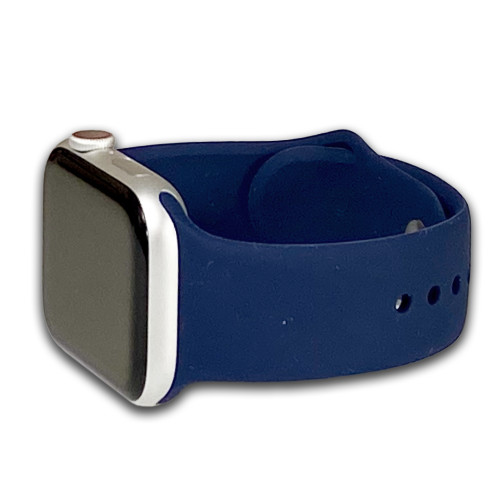 Apple Watch | Soft Smooth Silicone | Navy | Three-Piece | Panatime.com