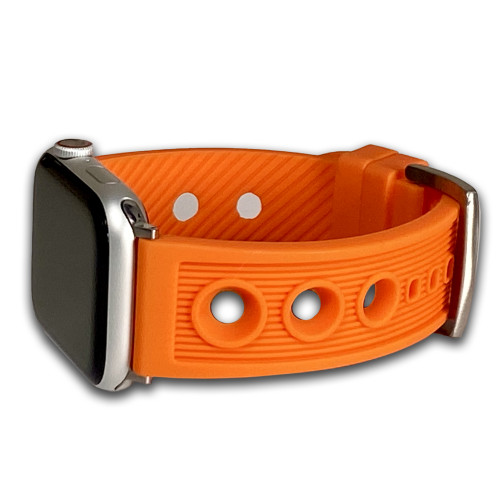 Apple Watch | Waterproof Silicone | Orange | Rally | Panatime.com