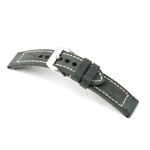 Stone Grey RIOS1931 Liverpool, Vintage Leather Watch Band | Panatime.com